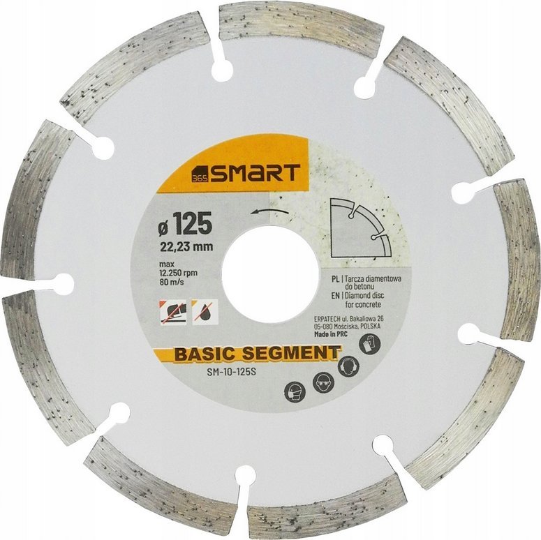 Smart tarcza diamentowa basic segment 125mm SM-10-125S 10-125S (5901769680043)