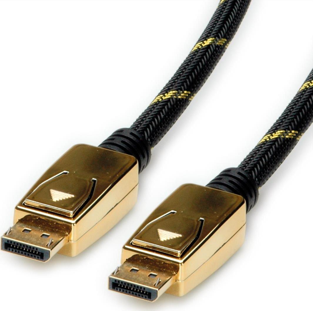 Kabel Roline DisplayPort - DisplayPort 2m czarny (11.04.5921) 11.04.5921 (7630049610972) kabelis video, audio