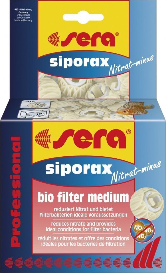 Sera Siporax Nitrat-minus Professional 500 ml SE-32631 (4001942536448) akvārija filtrs