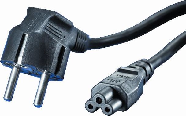 Kabel zasilajacy Roline Przewod Schuko - C5 5m czarny Power Cable Black 5 M Cee7/7 (7611990198825) kabelis datoram