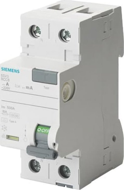 Siemens FI-Schutzschalter 2polig 40 A 230 V 5SV3314-6KL (5SV3314-6KL) 4001869430003 kabelis, vads