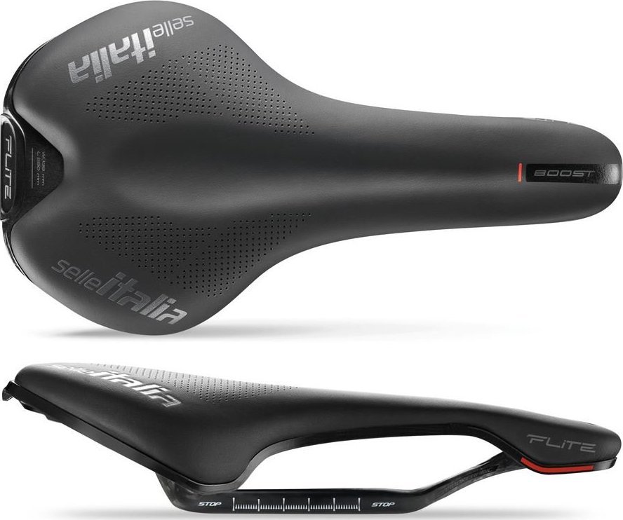 Selle Italia Siodlo SELLE ITALIA FLITE BOOST KIT CARBONIO S (id match - S1) carbon +10mm 7x9, fibra-tek, czarne (DWZ) SIT-017A120ICA011 (803