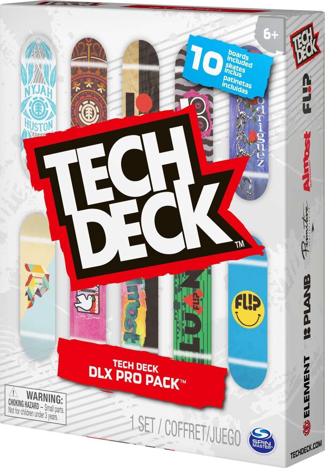 Spin Master Tech Deck DLX Pro Pack 10 Deskorolek (6061099) 6061099 (778988391068) bērnu rotaļlieta