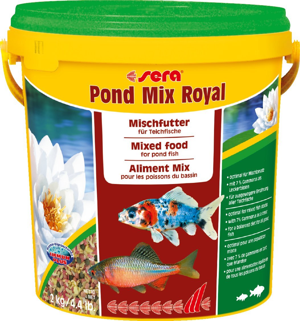 Sera Pond Mix Royal 10 l, mieszanka -pokarm dla ryb stawowych SE-07107 (4001942071079) zivju barība