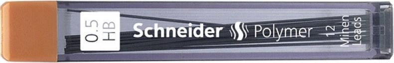 Schneider Wklady grafitowe do olowka SCHNEIDER, 0,5 mm, HB, 12 szt. SR158114 (4004675029997)