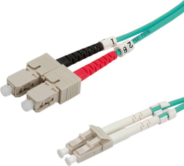 Roline ROLINE LWL- Cable 50/125m OM3, LC/SC, turquoise 0,5m (21.15.8710) 21.15.8710 (7611990191239) tīkla kabelis