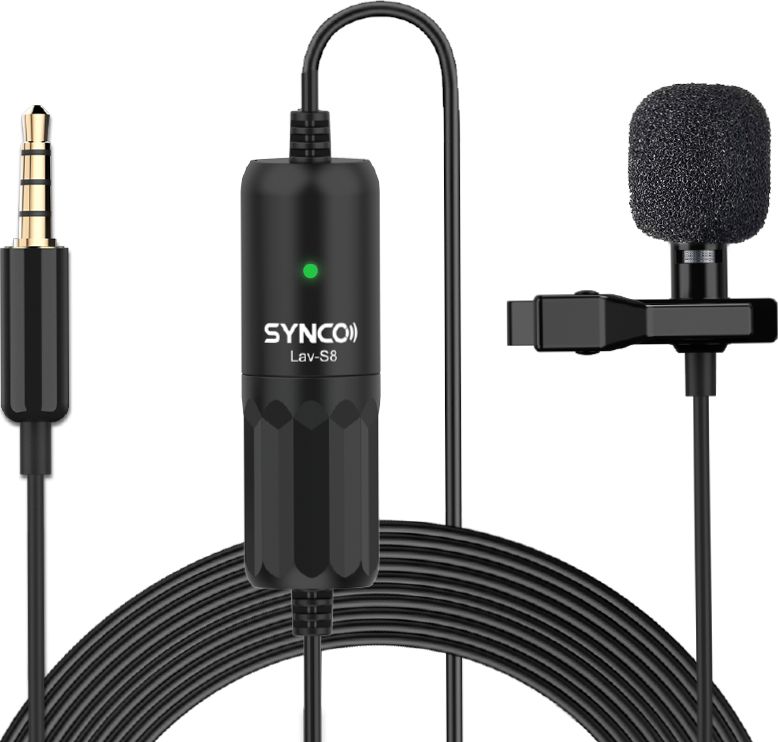 Synco LAV-S8 Lavalier Microphone Mikrofons