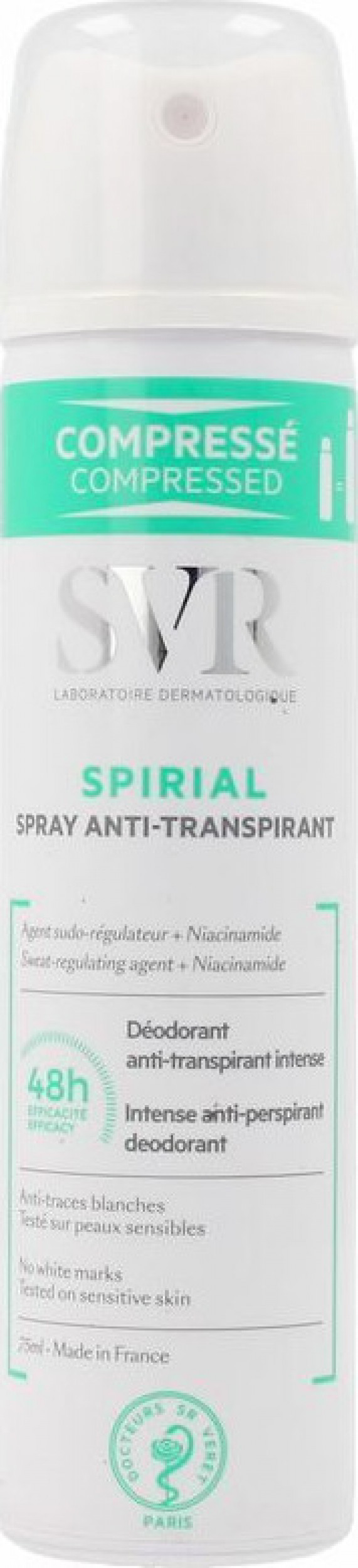 SVR SVR Spirial antyperspirant spray 75ml - Dlugi termin waznosci! 7004574 (3401360288188)