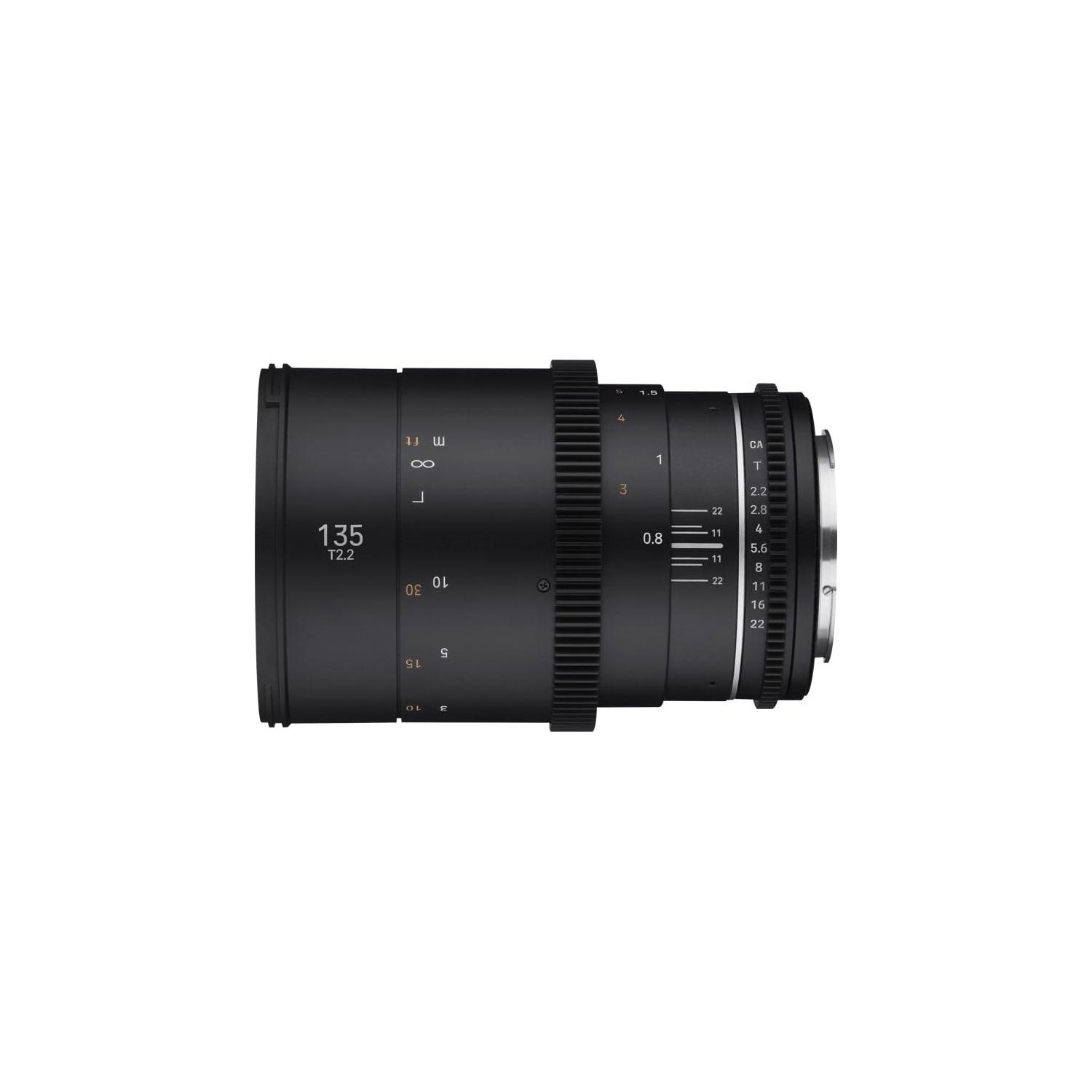 Obiektyw Samyang Canon EF 135 mm F/2.2 VDSLR MK2 F1315201101 (8809298887742) foto objektīvs