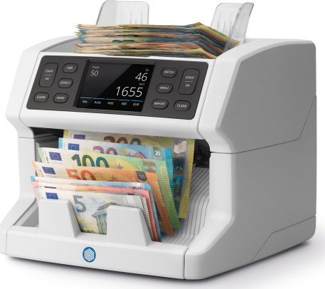 Safescan 2865-S Banknotenzahler   CE, WEEE, RoHS, REACH svītru koda lasītājs