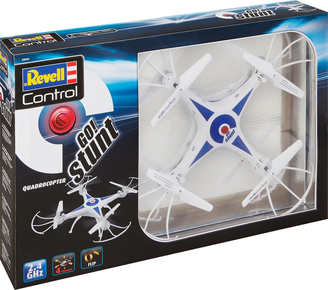 Dron Revell 23842 Quadrocopter Go! Stunt 23842 REVELL (4009803238425) Droni un rezerves daļas