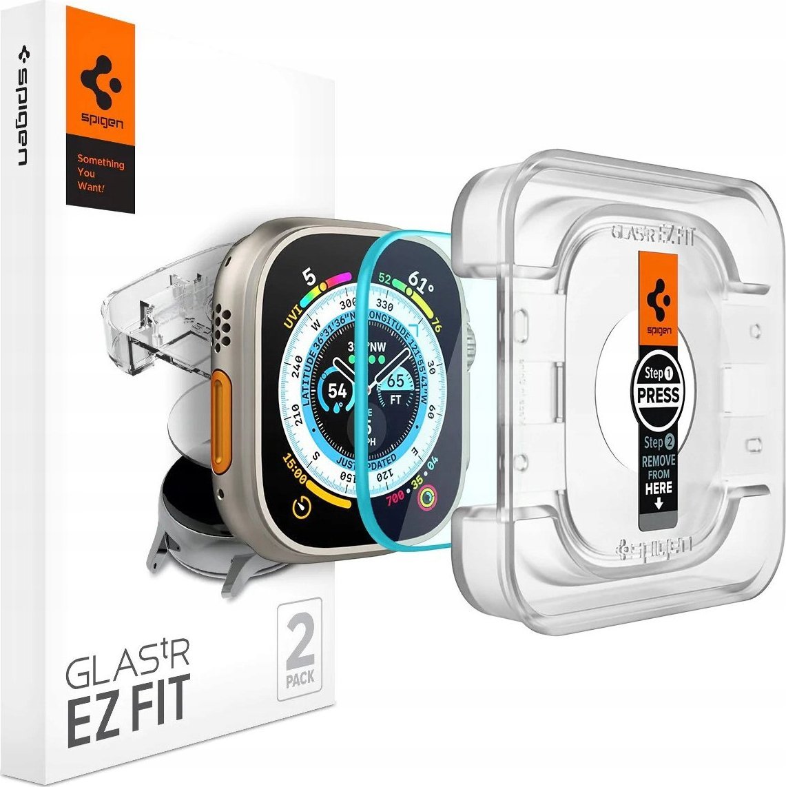 Spigen glass for Apple Watch Ultra 49, glass, EZ