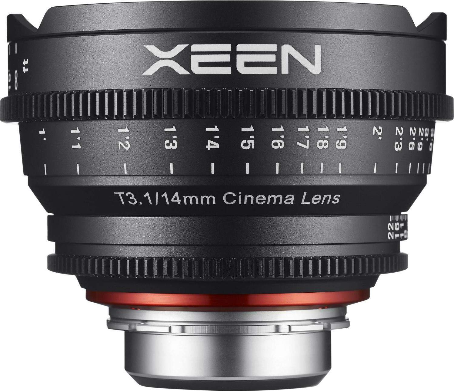 Obiektyw Samyang Xeen Cine Canon EF 14 mm F/3.1 SAM000190 (8809298882679) foto objektīvs