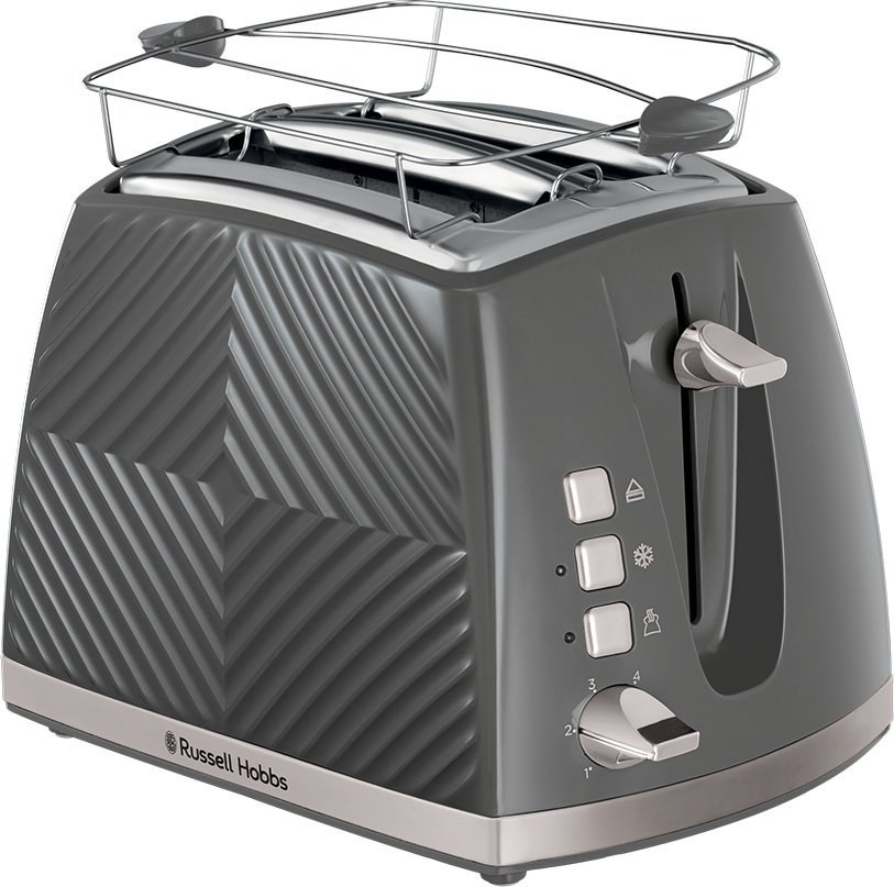Toster Russell Hobbs Groove 26392-56 szary 26392-70 (5038061143348) Tosteris