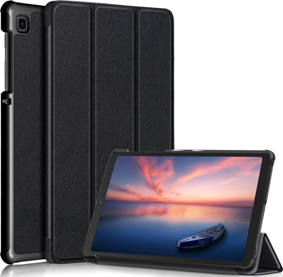 Etui na tablet Strado Etui Smart Case do Samsung Galaxy Tab A7 Lite 8.7 T220 / T225 (Czarne) uniwersalny 5904172316462 planšetdatora soma