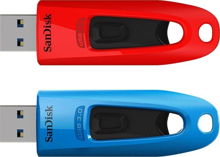 SanDisk Ultra USB 3.0 2Pack 32GB up to 100MB/s   SDCZ48-032G-G462 USB Flash atmiņa