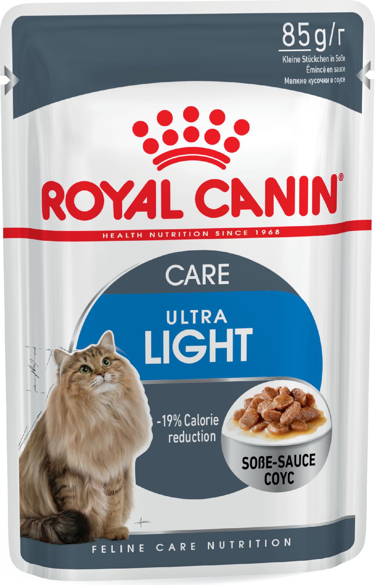 Royal Canin ULTRA LIGHT Feline w sosie 85 g 966921 (9003579308769) kaķu barība