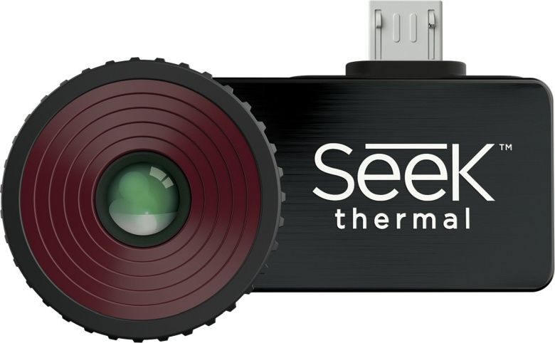 Seek Thermal UQ-AAA thermal imaging camera Vanadium Oxide Uncooled Focal Plane Arrays Black 320 x 240 pixels aksesuārs mobilajiem telefoniem
