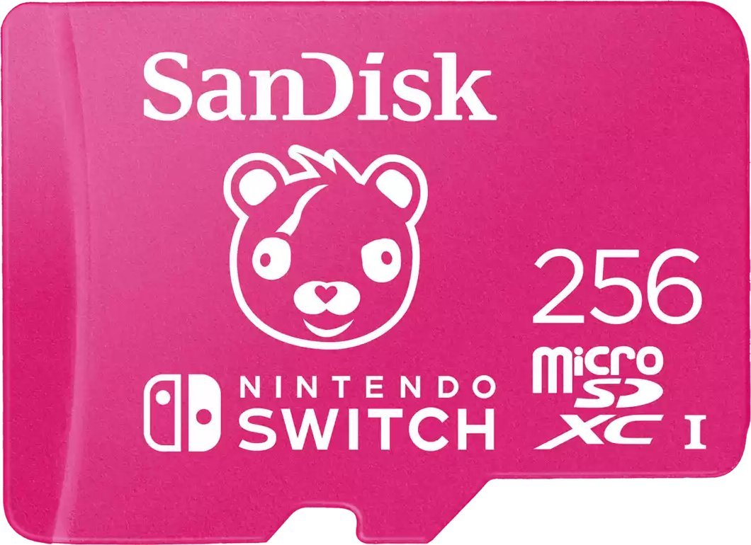 Karta SanDisk Nintendo Switch Fortnite MicroSDXC 256 GB Class 10 UHS-I/U3  (002154730000) 002154730000 (0619659199777) atmiņas karte