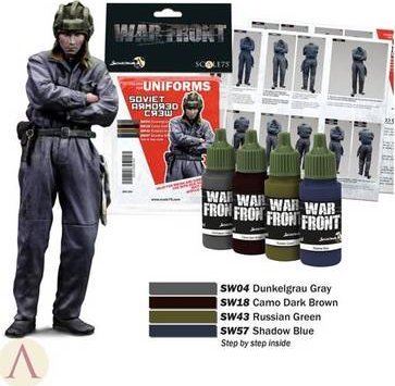 Scale75 Scale 75: Soviet Armored Crew Paint Set 2011145 (8423153061421)