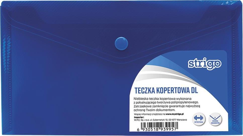 Strigo Teczka kopertowa PP DL pozioma niebieska SF014 STRIGO tek0015344 (6930518939957)