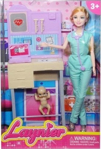 Swede Lalka lekarz pediatra 517005 (5902496169535) bērnu rotaļlieta