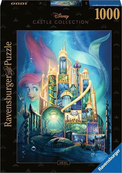 Ravensburger Puzzle 1000 Disney kolekcja Arielka 17337 (4005556173372) puzle, puzzle