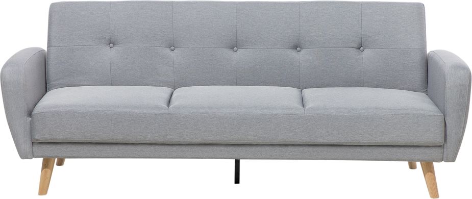 Shumee Sofa rozkladana 3-osobowa szara FLORLI 97679 (4260602375784) Dārza mēbeles