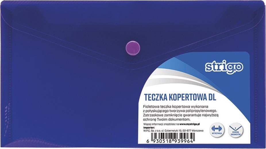 Strigo TECZKA KOPERTOWA STRIGO DL TRANSPARENTNA FIOLETOWA SF015 (6930518939964)