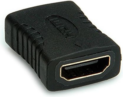 Adapter AV Roline HDMI - HDMI czarny (12.03.3151) 12.03.3151 (7611990116270)
