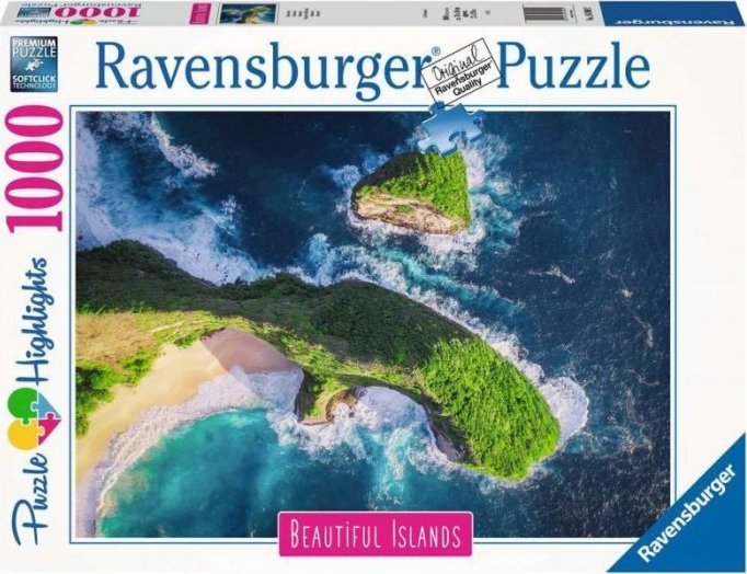 Ravensburger Ravensburger Polska Puzzle 1000 elementow Indonezja GXP-837072 (4005556169092) puzle, puzzle