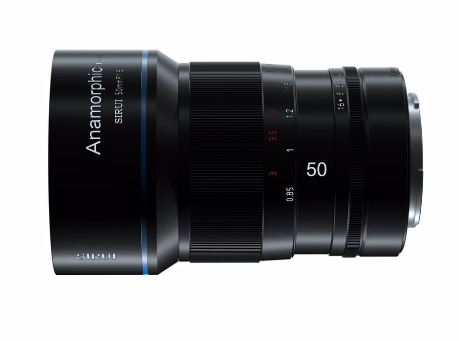 Obiektyw Sirui Anamorphic Lens 4/3 50 mm F/1.8 MFT SR-MEK7M (6952060011455) foto objektīvs