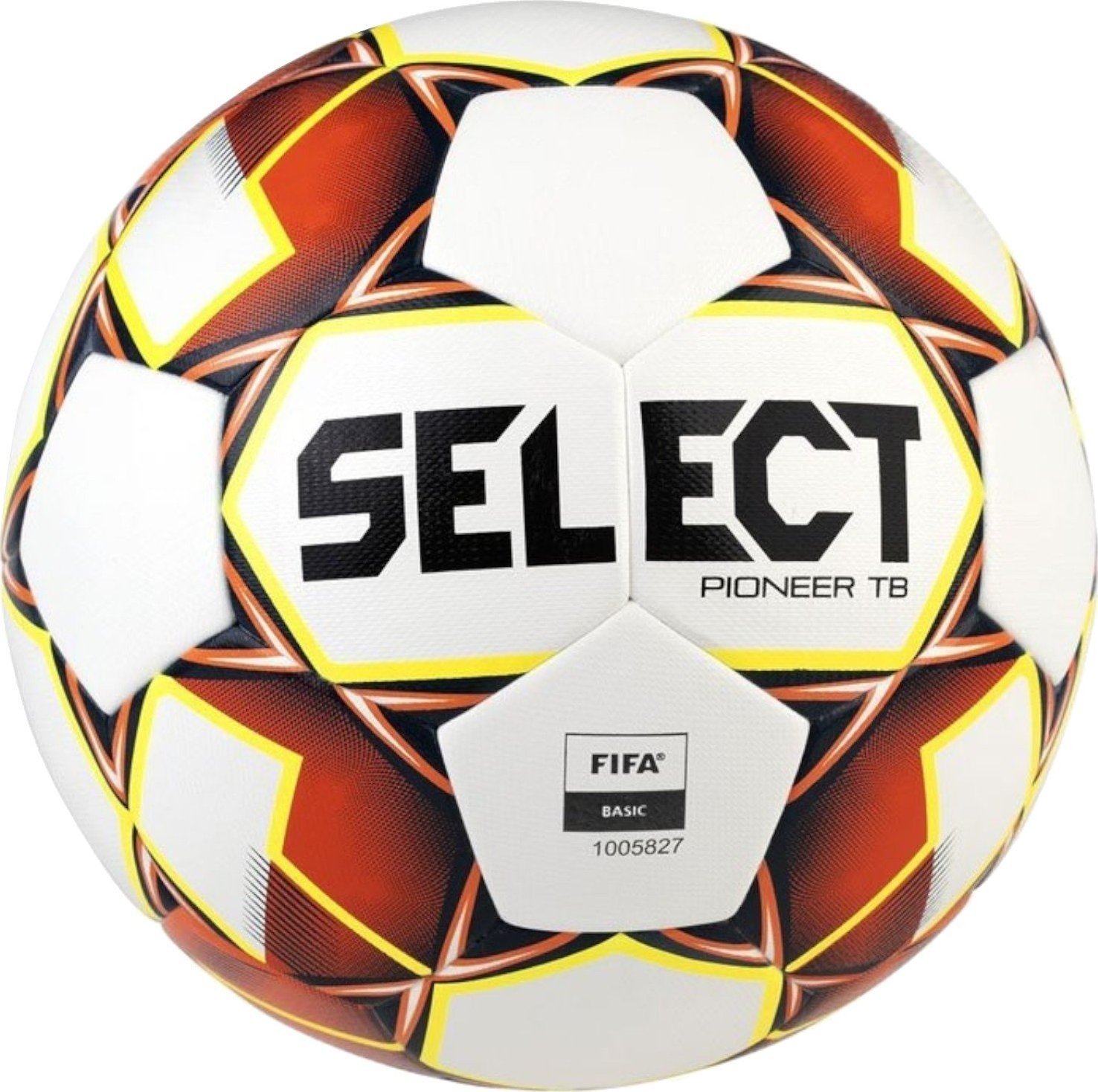 Select Select Pioneer TB FIFA Basic Ball PIONEER WHT-ORG biale 5 PIONEER WHT-ORG (5703543277605) bumba