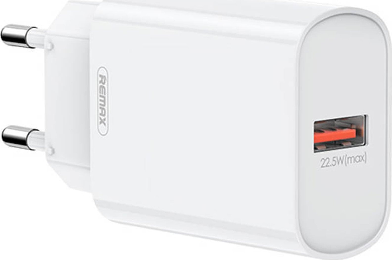 Remax wall charger, RP-U72, USB, 22.5W (white) iekārtas lādētājs