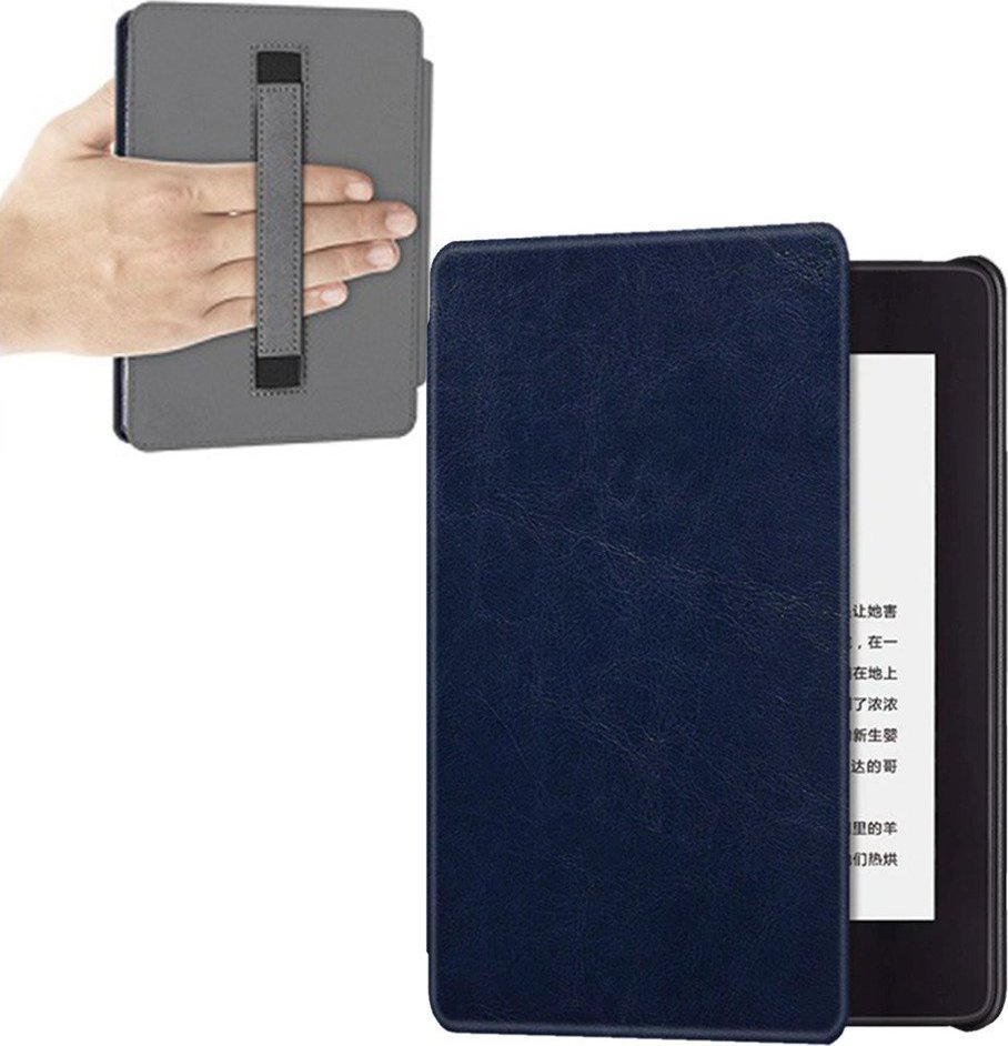 Pokrowiec Strado Etui Strap Case do Kindle Paperwhite 4 (Granatowe) 12748490 planšetdatora soma