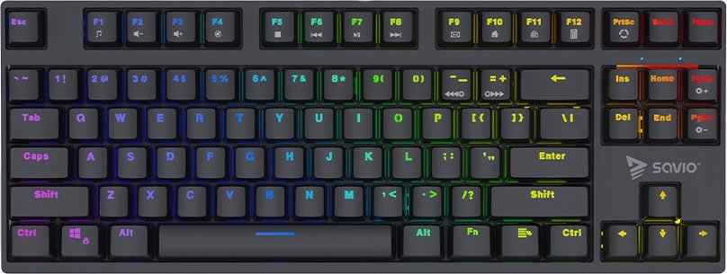 Keybord Rampage Blue SAVIO klaviatūra