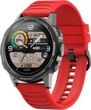 Smartwatch Senbono X28 Czerwony  (30612) 30612 (5904238703137) Viedais pulkstenis, smartwatch