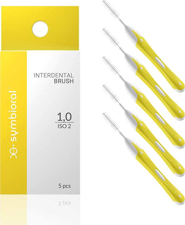 Symbioral Interdental brush 1,0 mm 5 szt. 9457885 (5908239791247) mutes higiēnai