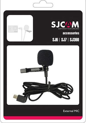 SJCAM Mikrofon SjCam SJ6 SJ7 SJCAM mic SJ6 (5903293020685) Sporta kameru aksesuāri