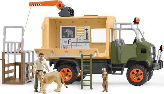 Schleich Wild Life Big Truck Tierrett - 42475 konstruktors