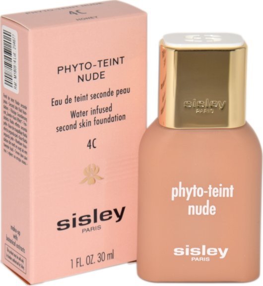 Sisley SISLEY PHYTO TEINT NUDE WATER INFUSED SECOND SKIN FOUNDATION 4C HONEY 30ML 141275 (3473311809148) tonālais krēms