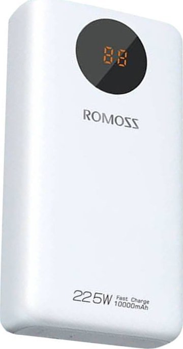 Powerbank Romoss SW10PF 10000mAh, 22.5W (white) Powerbank, mobilā uzlādes iekārta