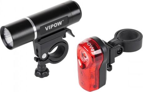 Rebel Komplet swiatel LED Vipow do roweru URZ0015 (5901436780946)