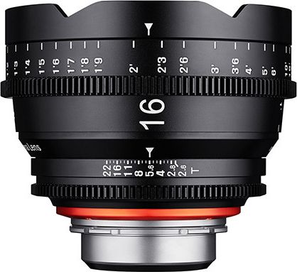 Obiektyw Samyang Xeen Canon EF 16 mm F/2.6 SAM000230 (8809298880651) foto objektīvs