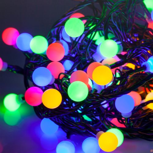 Lampki choinkowe Rebel 100 LED kolorowe ZAR0477 (5901890057417) Ziemassvētku lampiņas