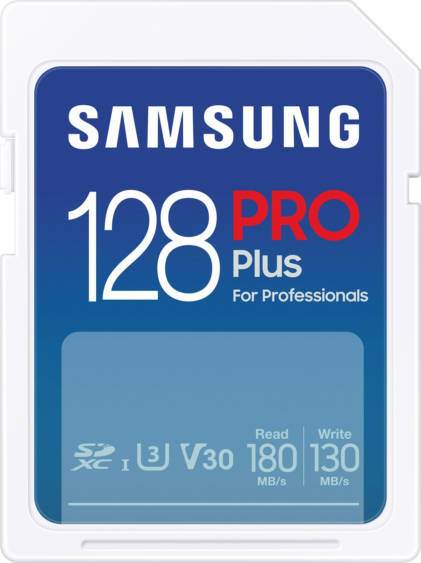 Samsung PRO Plus SDXC 128GB UHS-I U3 [Zapis 130MB/s Odczyt 180MB/s] v 2023 atmiņas karte