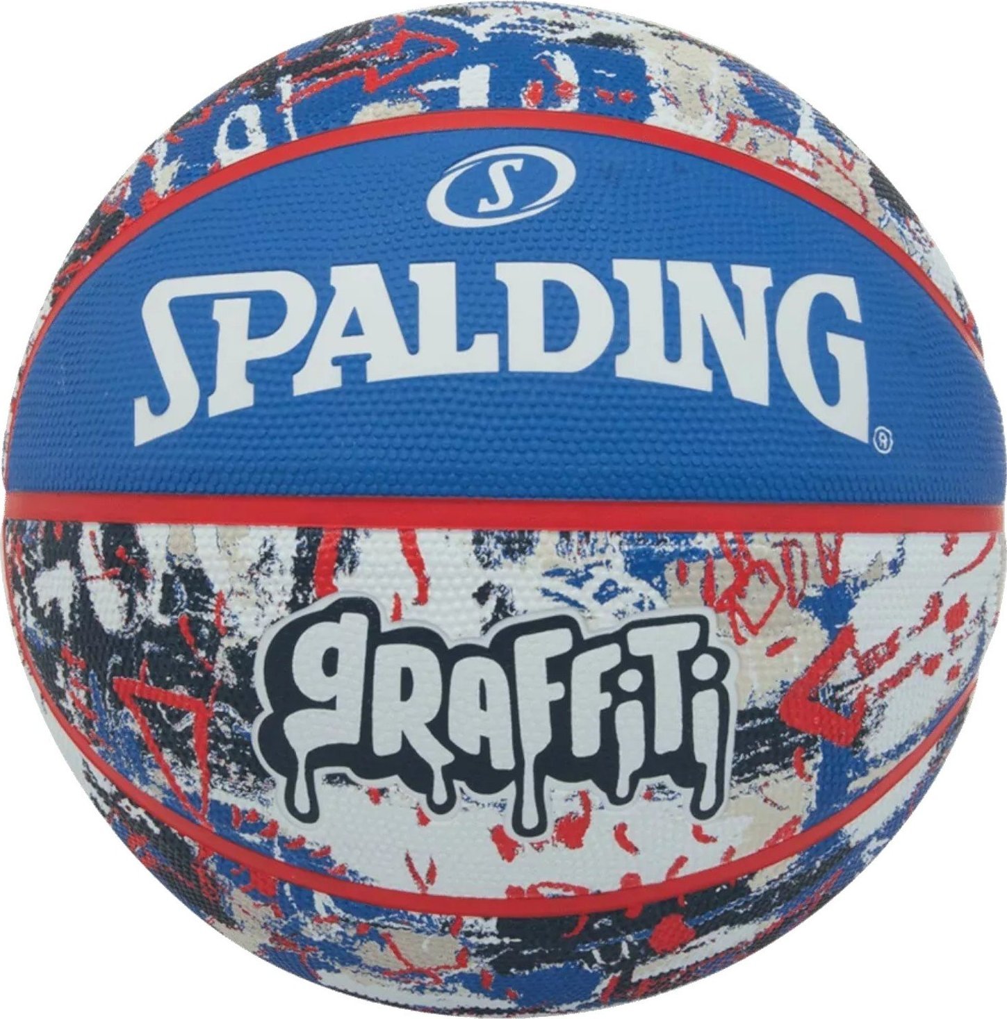 Spalding Spalding Graffiti Ball 84377Z szary 7 84377Z (689344405933) bumba