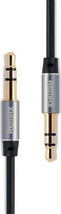 Kabel Remax Jack 3.5mm - Jack 3.5mm 2m srebrny (110412) 110412 (6954851235491) kabelis video, audio