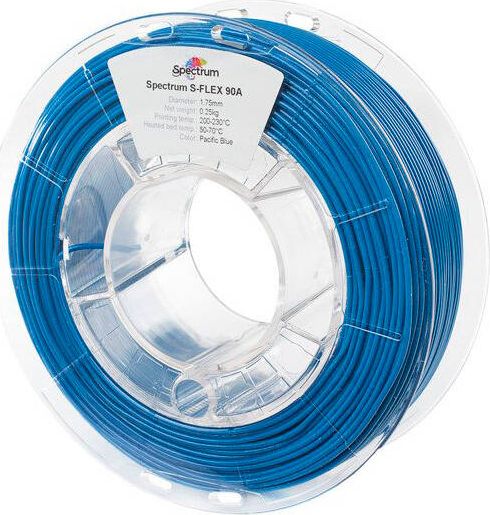 Spectrum Filament S-FLEX 90A Pacific Blue 1,75 mm/0,25 kg 590317565192 (5903175651921) 3D printēšanas materiāls