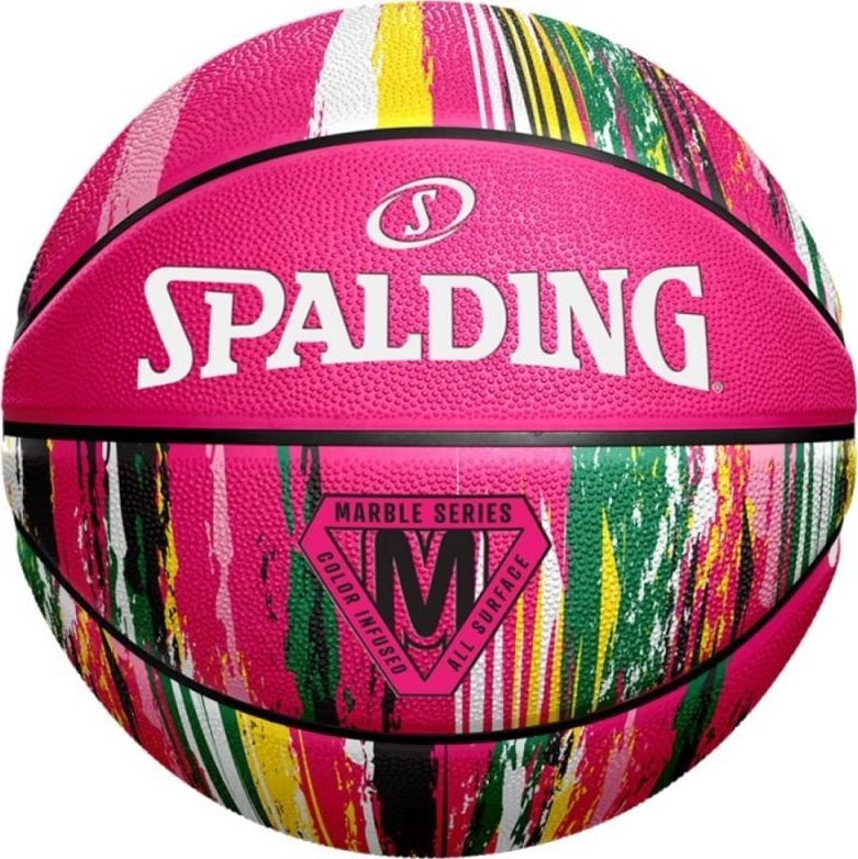 Spalding Spalding Marble Ball 84402Z Rozowe 7 84402Z (0689344406473) bumba